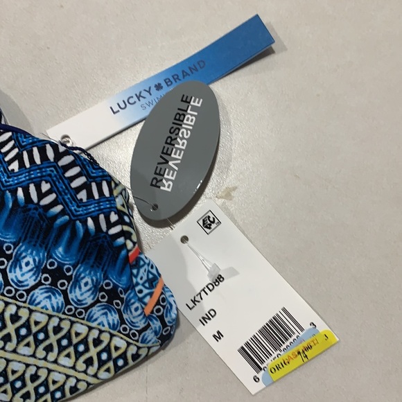 NWT Lucky‎ Brand Nomad Chevron Bikini Top - Picture 7 of 10